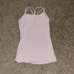 IVIVVA Light Pink Tank Top With Built In Bra